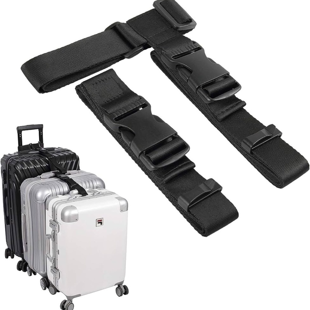 Luggage Connector, Straps for Suitcase, Add A Bag Adjustable Attachment